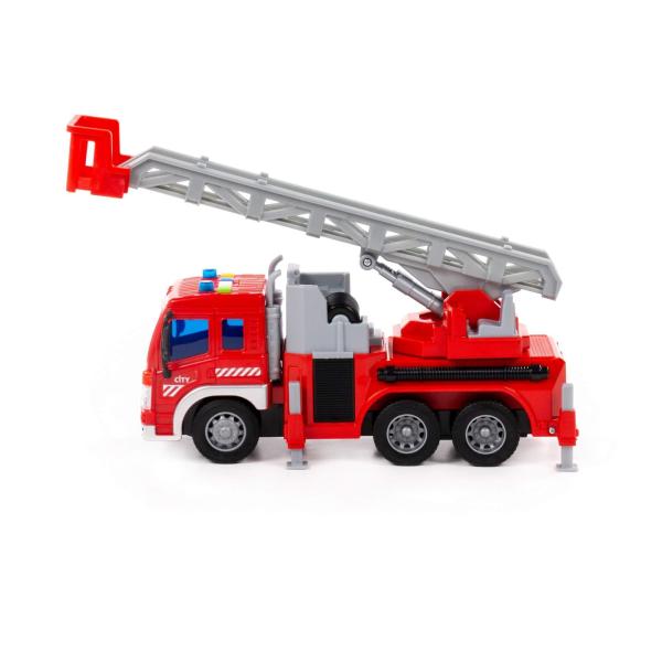 CITY Feuerwehrauto V2 mit Schwungantrieb (Box)