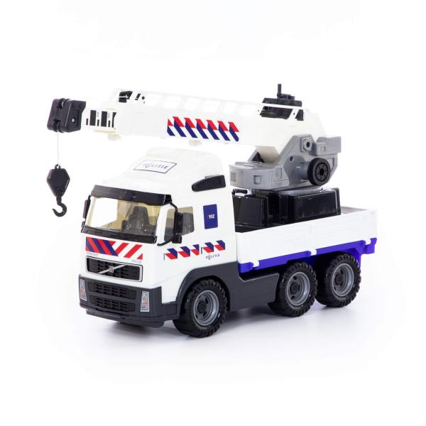 PowerTruck Polizei- mit Kran auf Wendeplattform  ( NL)