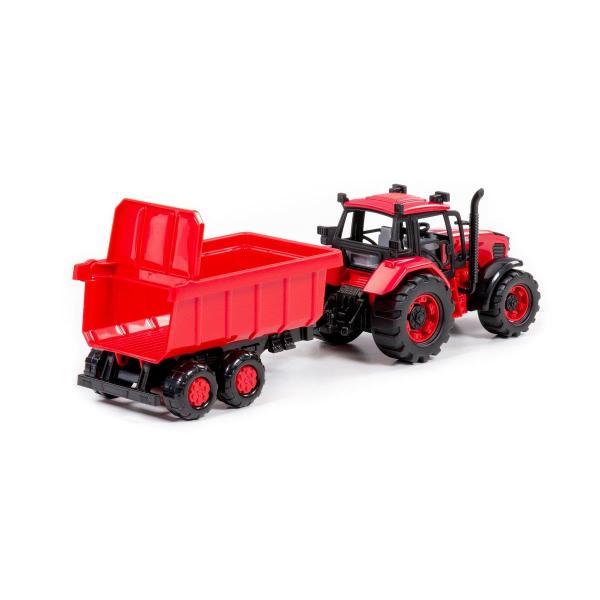 Traktor BELARUS mit Kippanhänger, Schwungantrieb (Box)