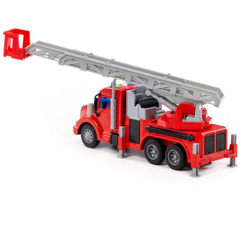 PROFI Feuerwehrauto V2 mit Schwungantrieb (Box)