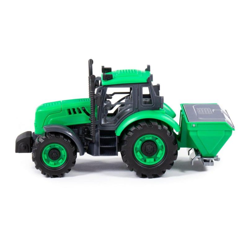 Traktor PROGRESS mit Düngerstreuer, Schwungantrieb (Box)