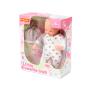 Preview: Puppe Little Sweety Softbody mit Schnuller, 28cm (Box)