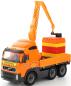 Preview: PowerTruck Kranwagen mit Baustein-Mix 30-tlg. auf Palette