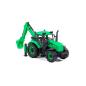 Preview: Traktor PROGRESS Bagger grün, Dipsplay