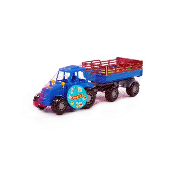Traktor LittleFarmer mit Anhänger und Gemüseset, 6-tlg.