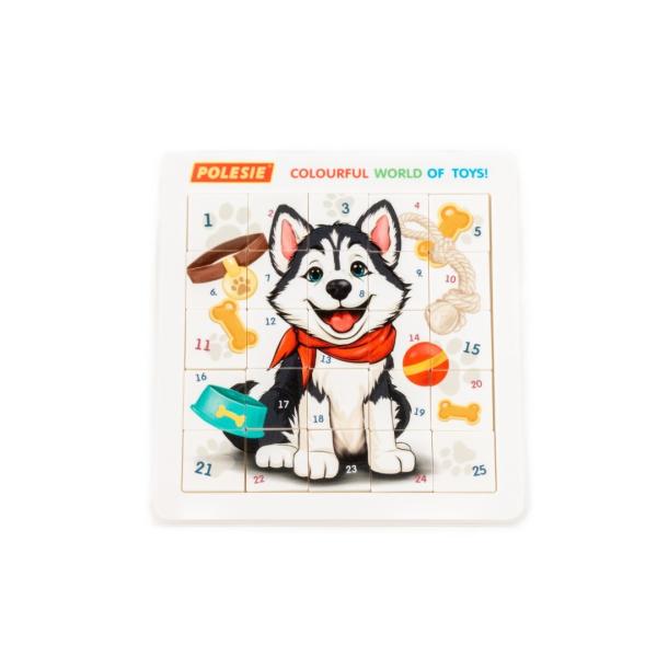 Schiebepuzzle Welpe, 25-tlg