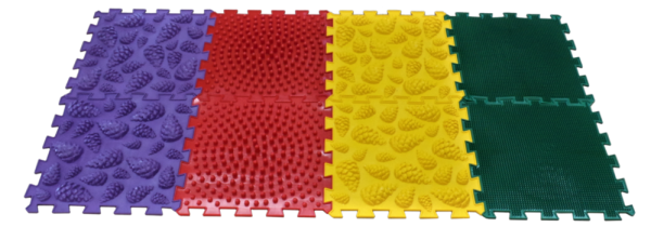 Puzzlematten "Ortho-Puzzle" mix Forest, 8-tlg.