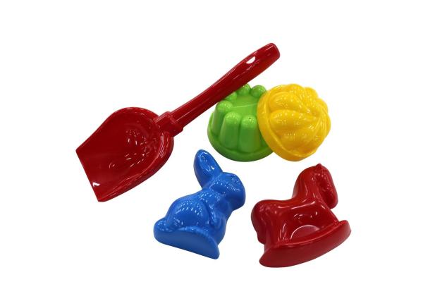 Schaufel (Nr.5) mit 4 Förmchen (Set Nr.329)