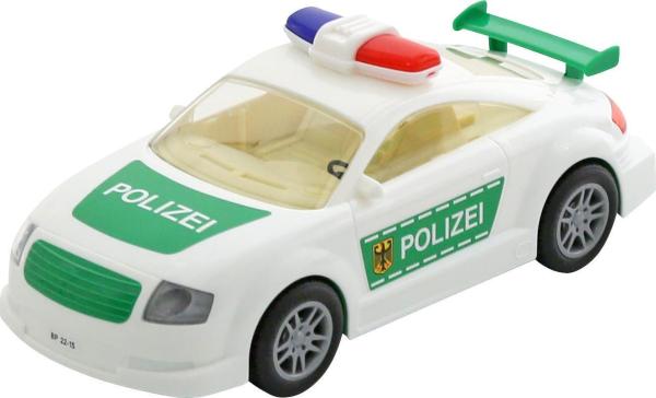 Polizei Auto mit Schwungantrieb