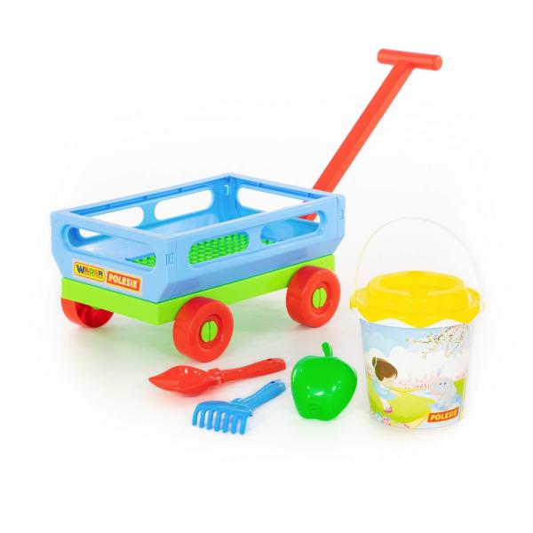Handwagen mit Eimergarnitur und Gießer, 6-tlg. (Set Nr.420)