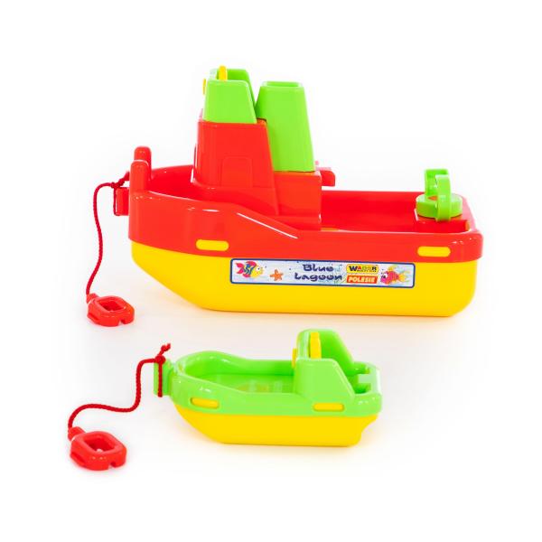 Schlepper mit Beiboot