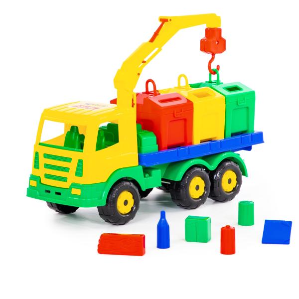 SuperTruck Müllwagen, orange
