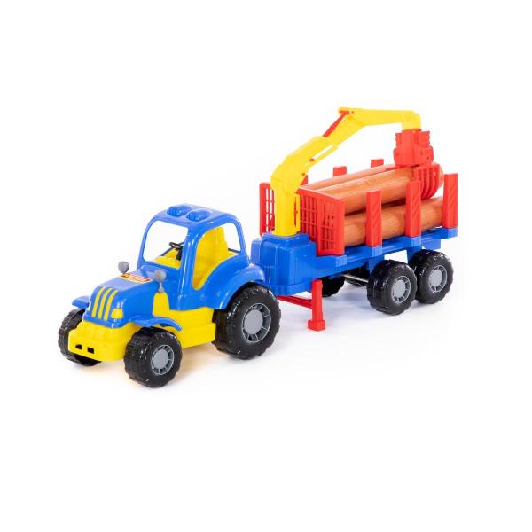 Traktor Herkules Holzfrachter
