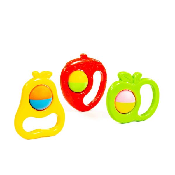 Rasselset "Früchte" 3-tlg