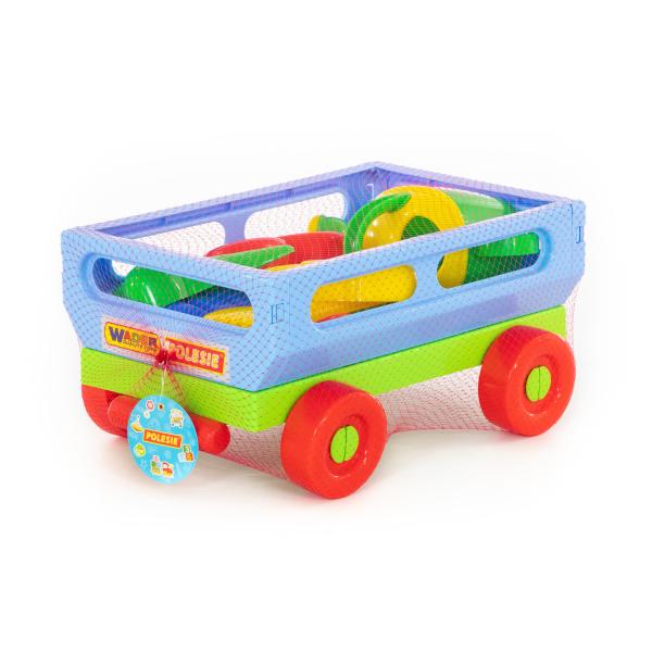 Handwagen mit Sandspielzeug, 8-tlg. Set 484