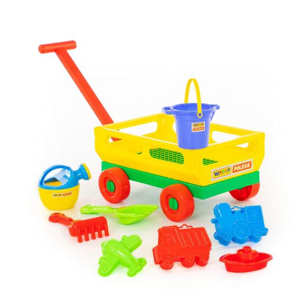 Handwagenmit Eimergarnitur und Gießer, 9-tlg. (Set Nr.488)