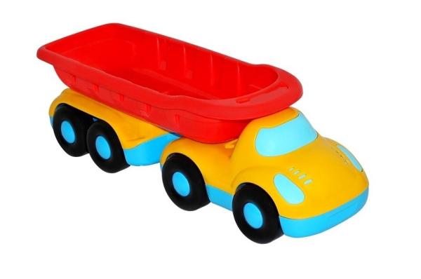 Babyflitzer mit Sattelanhänger