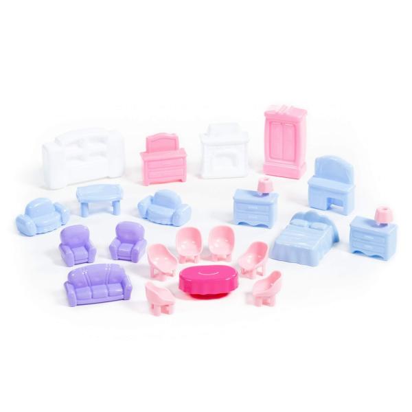 Puppenmöbel Set, 21-tlg.