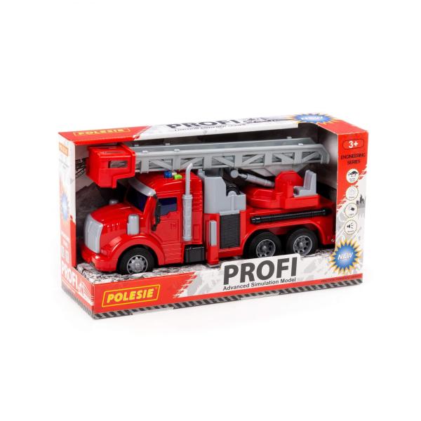 PROFI Feuerwehrauto V2 mit Schwungantrieb (Box)