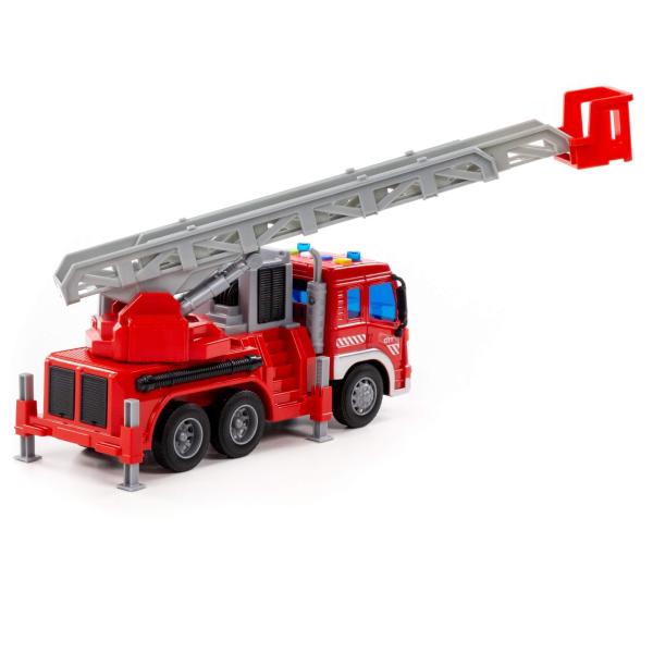 CITY Feuerwehrauto V2 mit Schwungantrieb (Box)