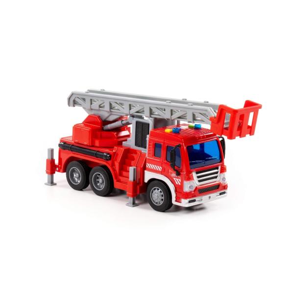 CITY Feuerwehrauto V2 mit Schwungantrieb (Box)