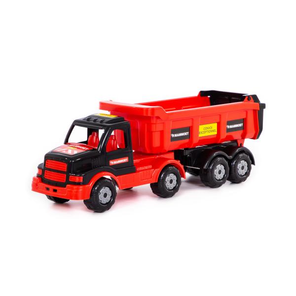 MAMMOET LKW mit Sattelkippmulde