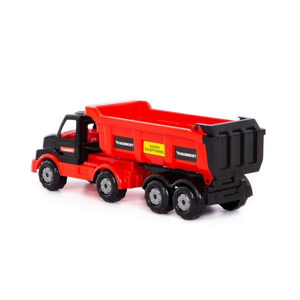 MAMMOET LKW mit Sattelkippmulde