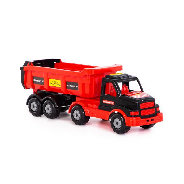 MAMMOET LKW mit Sattelkippmulde