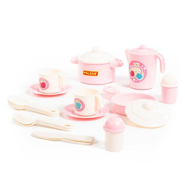 Küchenset Anastasia, rosa (2 Pers.)