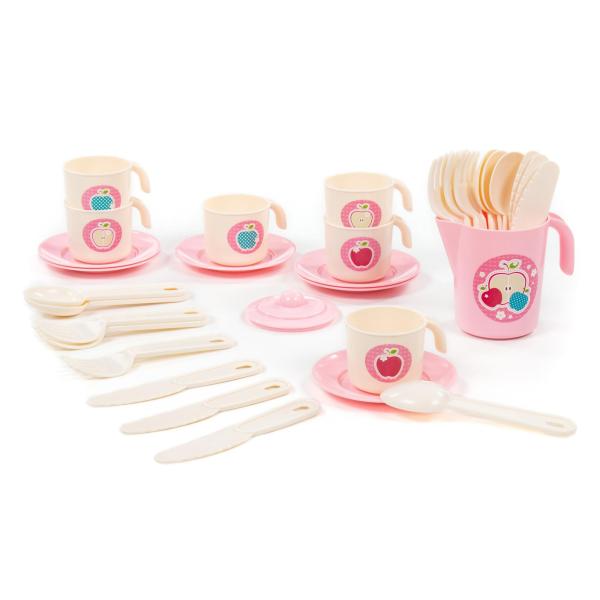 Teeservice Anna, rosa (6 Pers.)