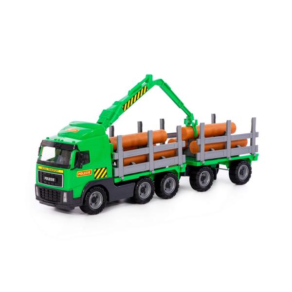 PowerTruck Holzfrachter mit Anhänger