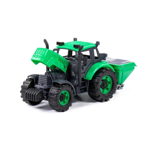 Traktor PROGRESS mit Düngerstreuer, Schwungantrieb (Box)
