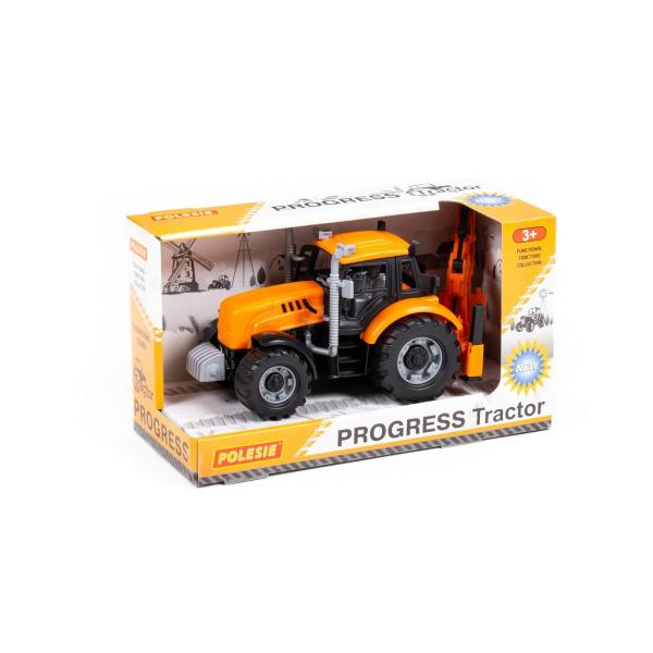 Traktor PROGRESS Bagger orange, Dipsplay