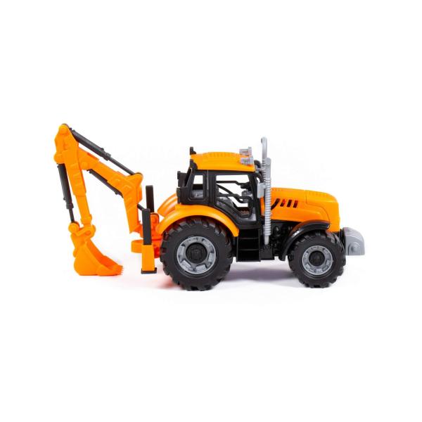 Traktor PROGRESS Bagger orange, Dipsplay