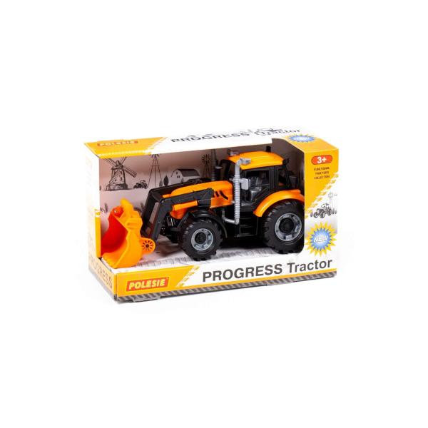 Traktor PROGRESS Schaufellader orange (Box)