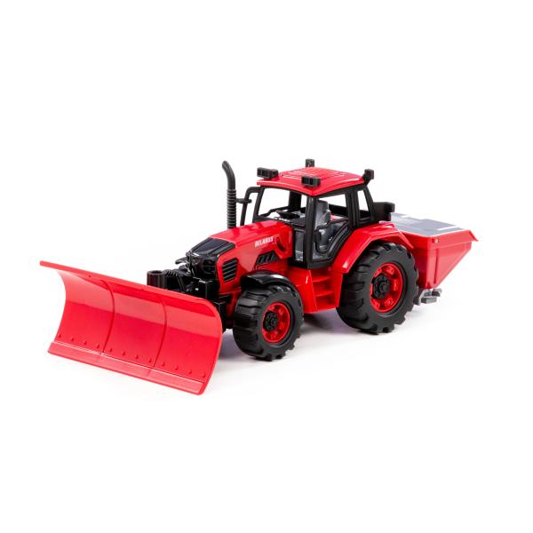 Traktor BELARUS Schneeräumer mit Salzstreuer (box)