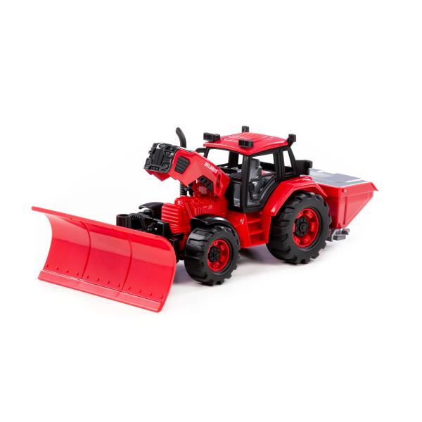 Traktor BELARUS Schneeräumer mit Salzstreuer (box)
