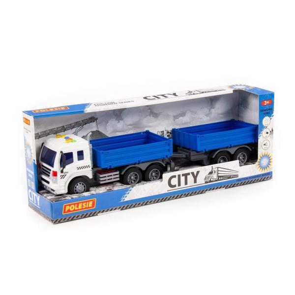 CITY Pritschenwagen mit Anhänger (box)