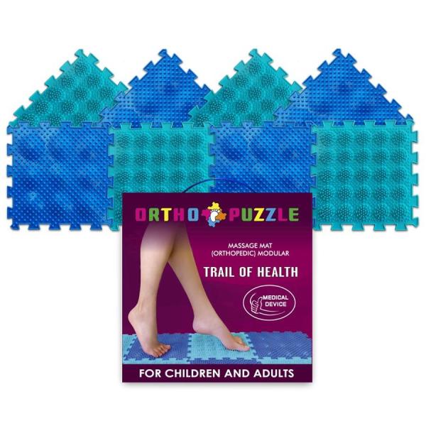Puzzlematten "Ortho-Puzzle" mix Trail of health, 8-tlg.