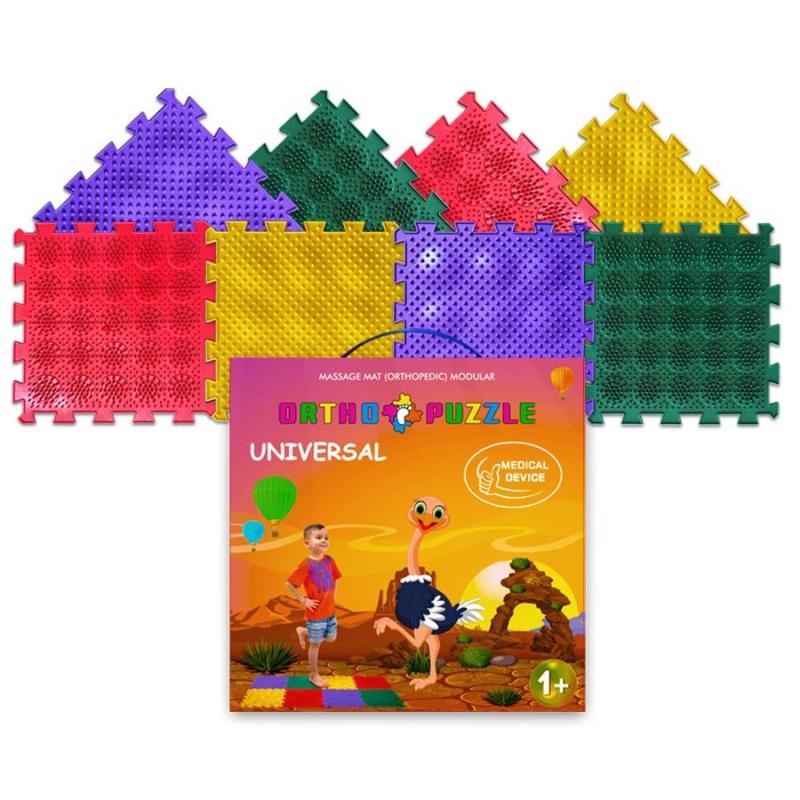 Puzzlematten "Ortho-Puzzle" mix Hedgehogs, 8-tlg.