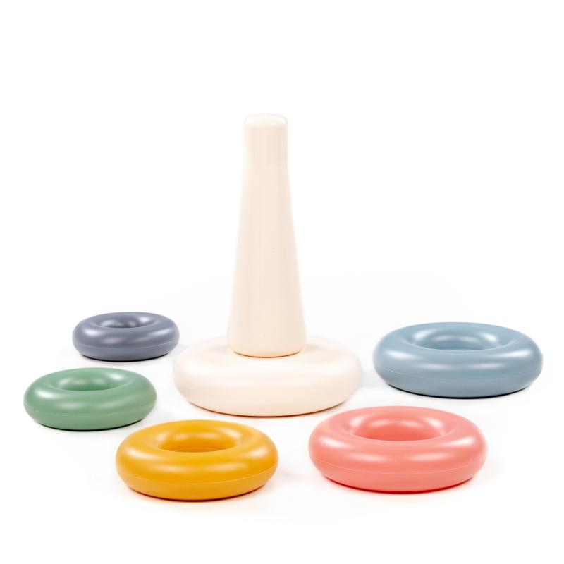 Pyramide mit Ringen, 7-tlg.