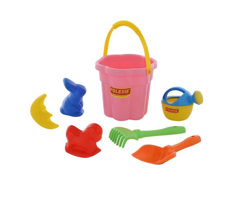Eimegarnitur Blume mittel mit Gießkanne mini, 7-tlg. (Set Nr.317)