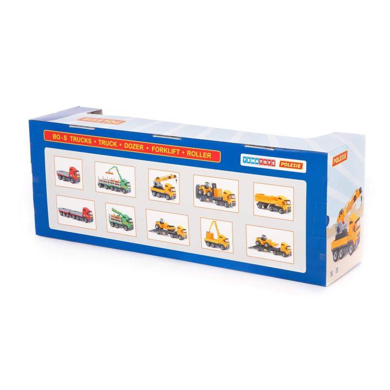 PowerTruck Tieflader mit Straßenwaltze (Box)