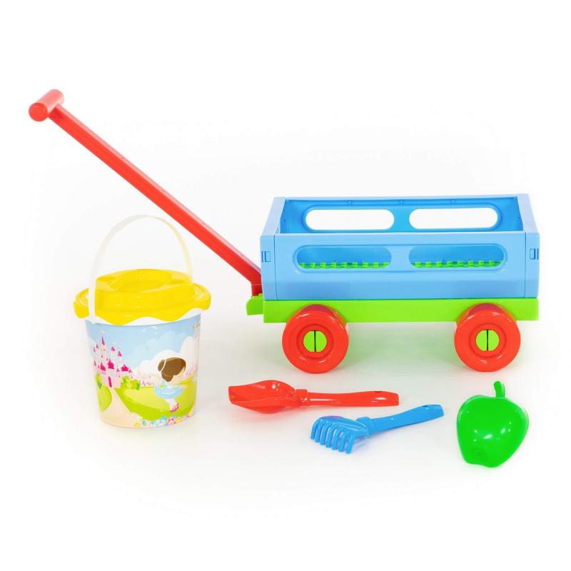 Handwagen mit Eimergarnitur und Gießer, 6-tlg. (Set Nr.420)