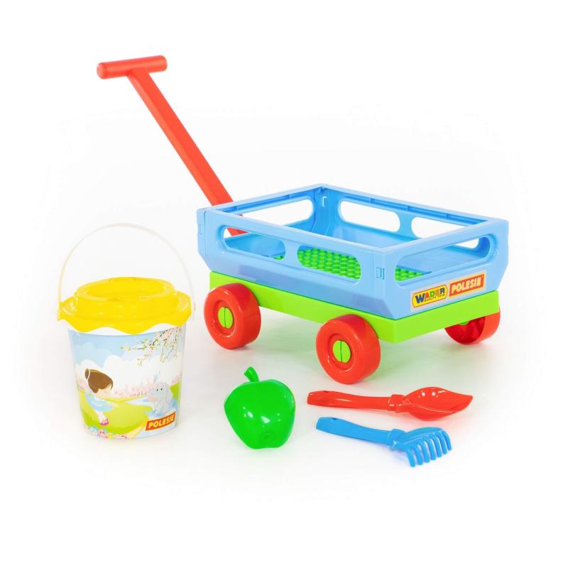Handwagen mit Eimergarnitur und Gießer, 6-tlg. (Set Nr.420)