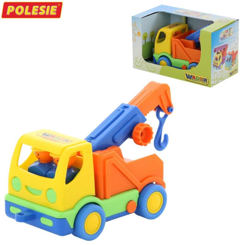 Polesie abschleppwagen 20 cm rot/gelb 