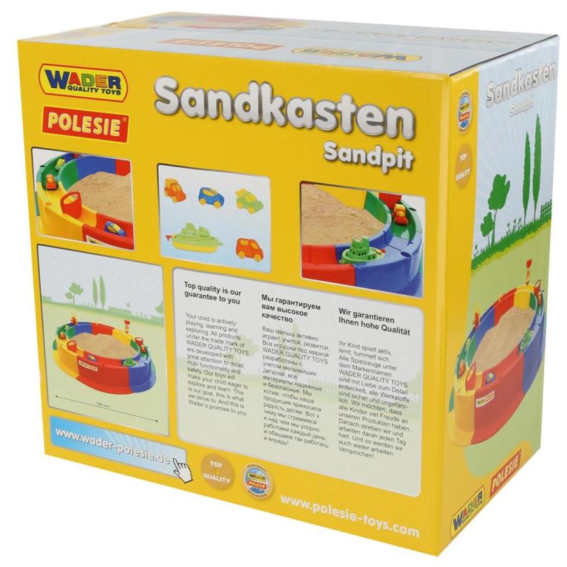 Sandkasten mit Zubehör