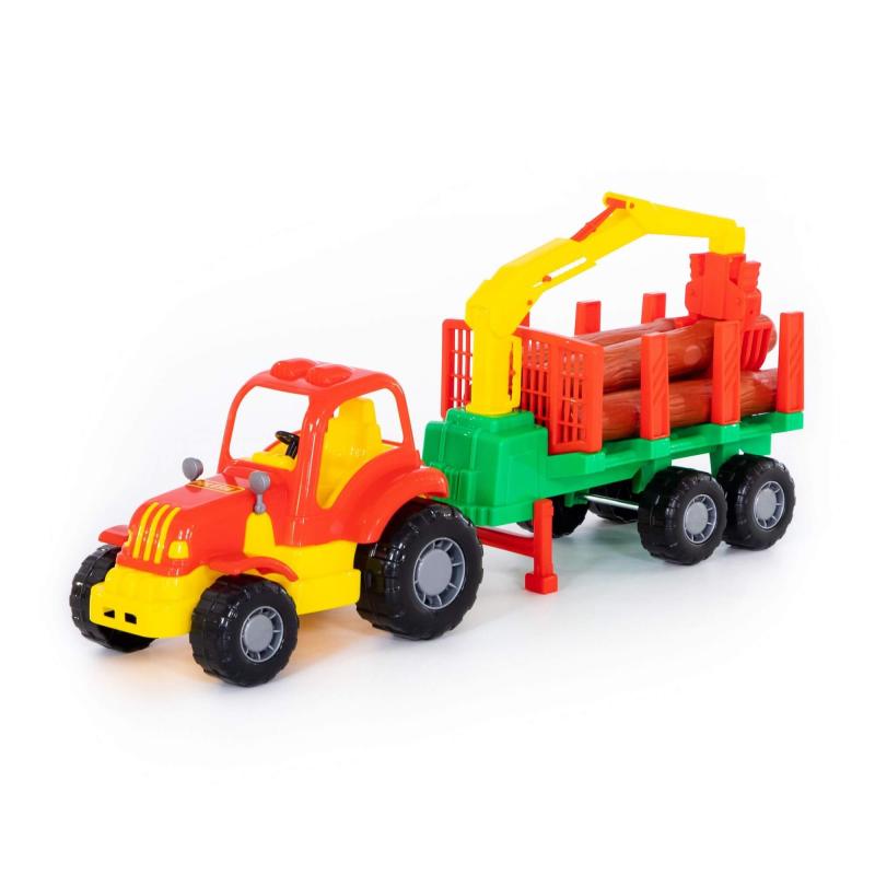 Traktor Herkules Holzfrachter