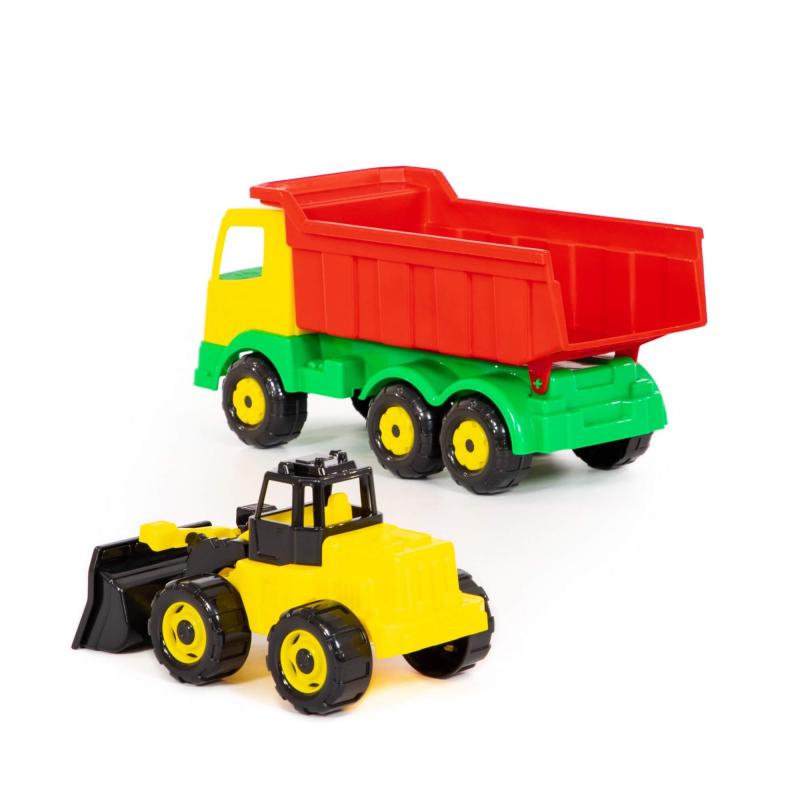 SuperTruck Muldenkipper mit Radlader