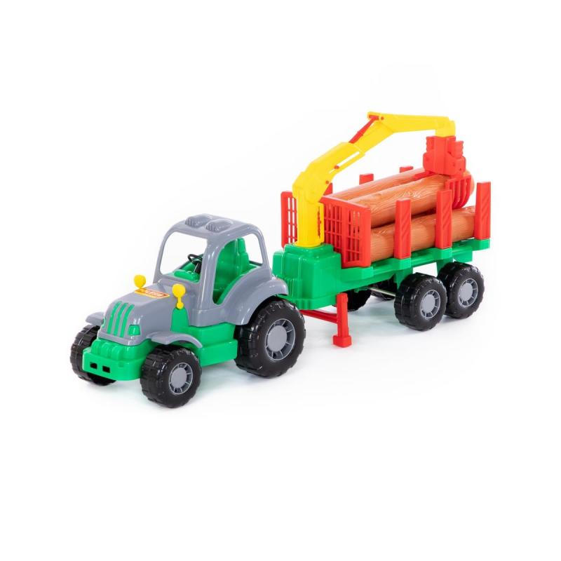 Traktor Herkules Holzfrachter